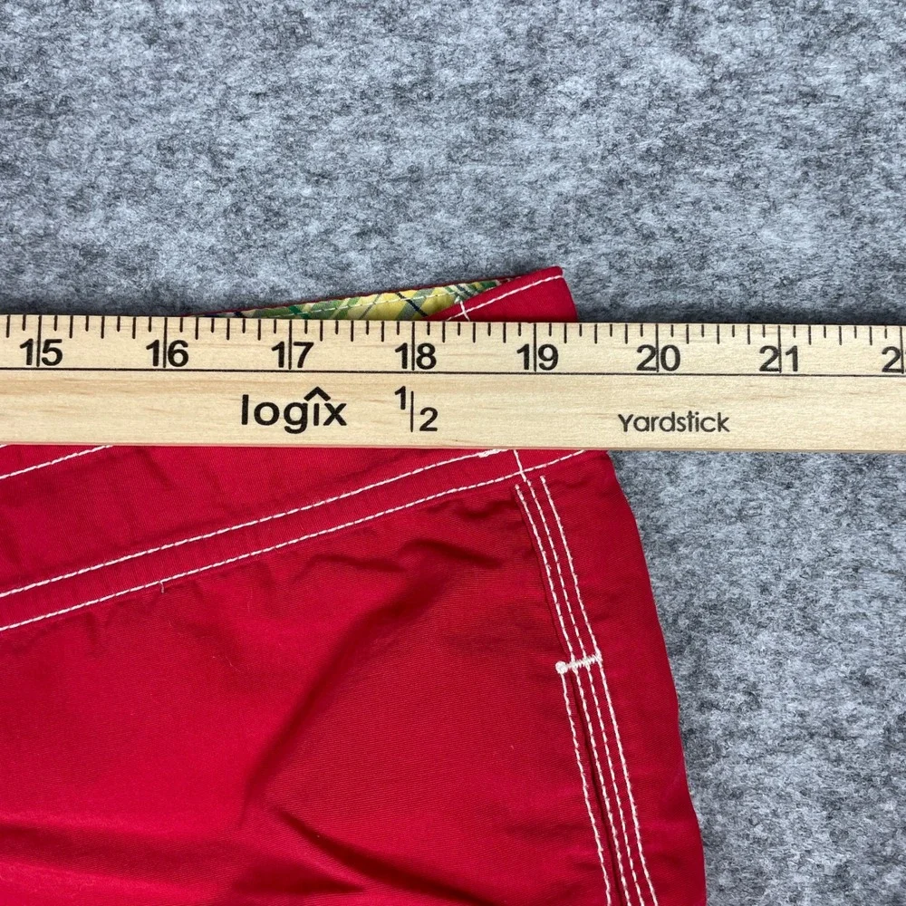 Polo Ralph Lauren Swim Trunks Mens XL Red Board Shorts Cargo Pocket Mesh Lined